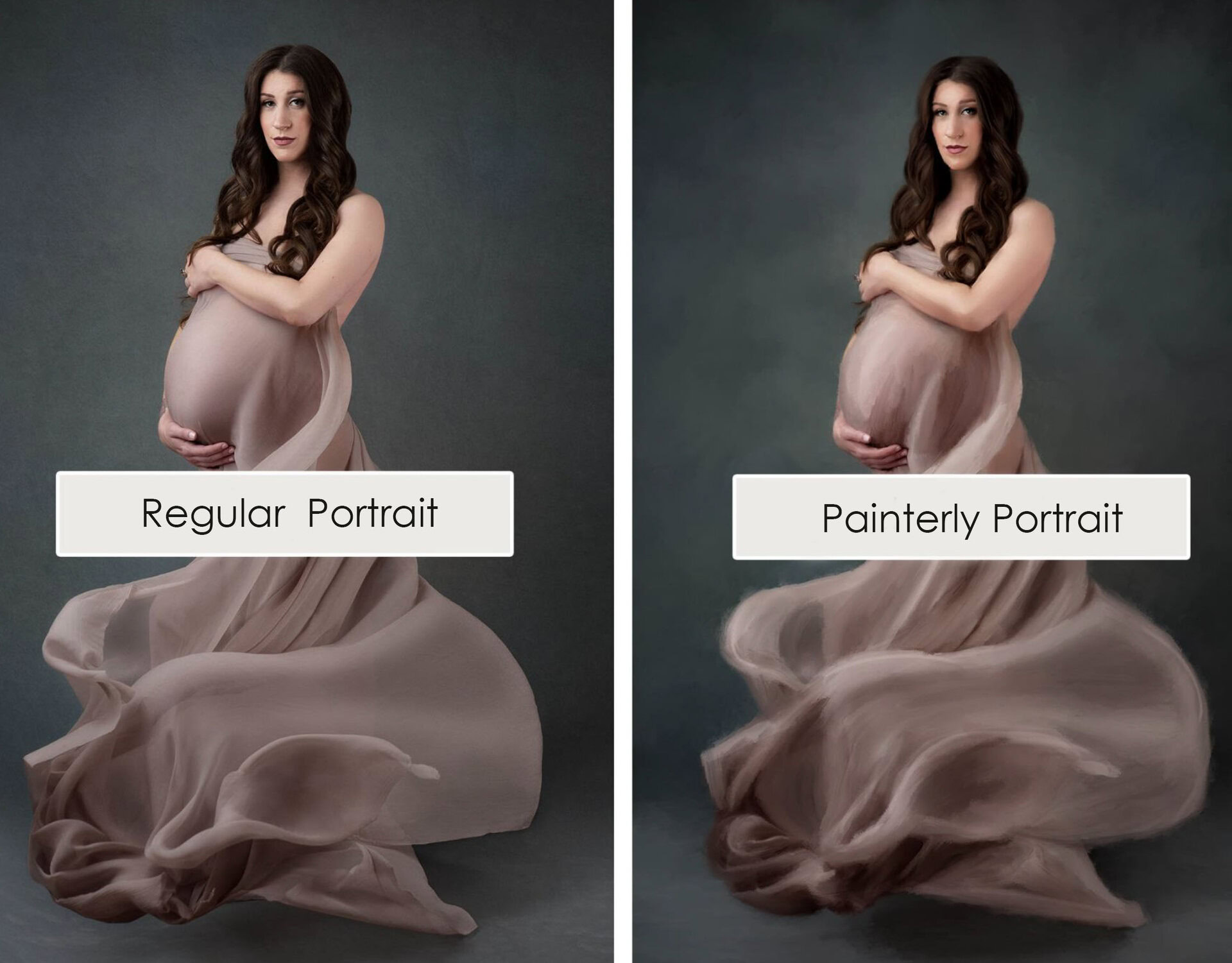 painterly portraits